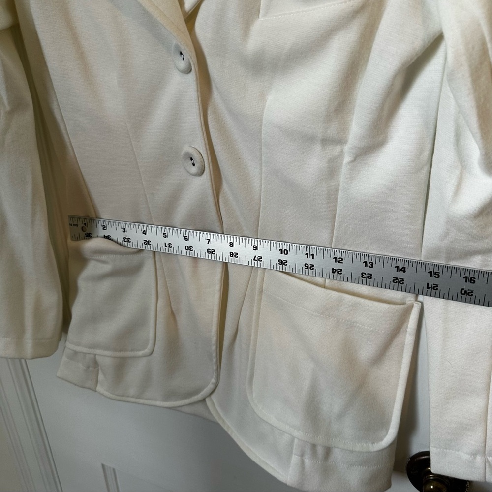 Suzi Kondi Cream Blazer Jacket - Picture 4 of 6